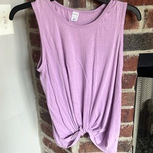 Kids XL (14/16), Harper canyon, purple sleeveless, knot in front